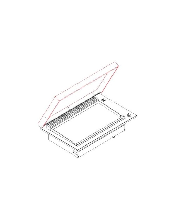 Coperchio per piastra Planet B.IN 80 L