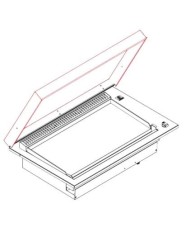 Coperchio per piastra Planet B.IN 80 L