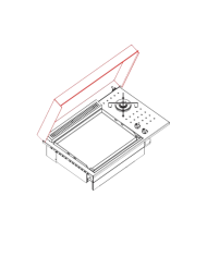 Coperchio per piastra Planet B.IN 55 COMBI L