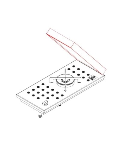 Coperchio per piano gas Planet B.IN F1