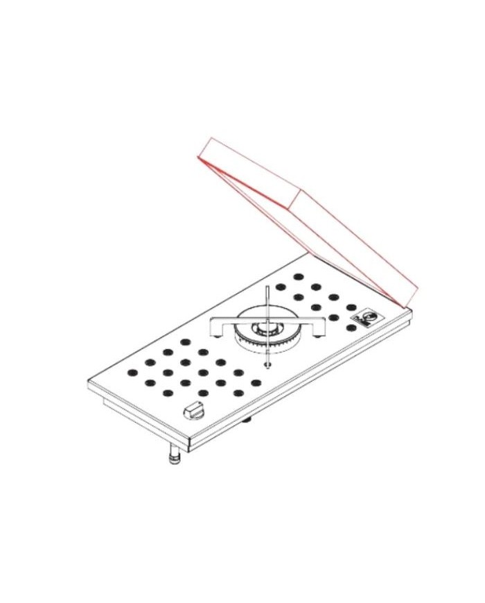 Coperchio per piano gas Planet B.IN F1