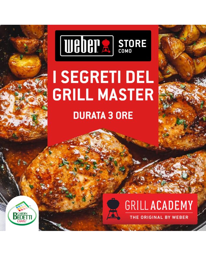 28 Novembre 2026 ore 9,30 - I SEGRETI DEL GRILL MASTER - corso di barbecue