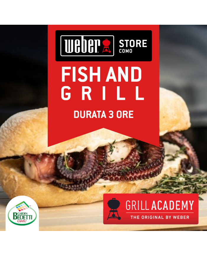19 Settembre 2026 ore 9,30 - FISH AND GRILL - corso di barbecue