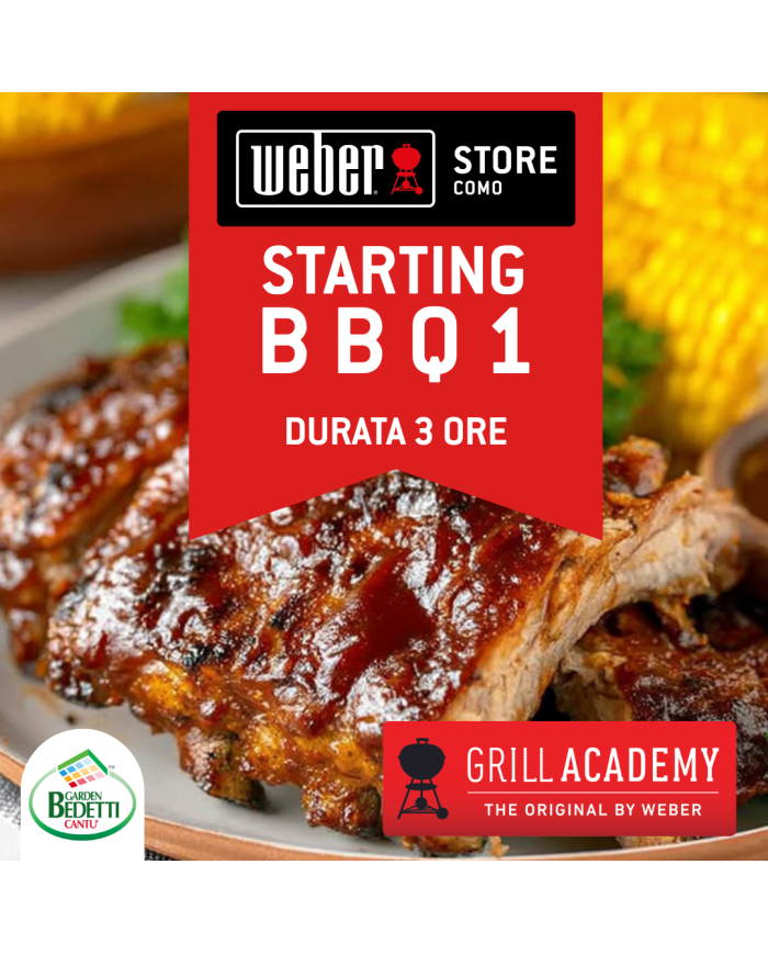19 Settembre 2026 ore 14,30 - STARTING BBQ 1 - corso di barbecue