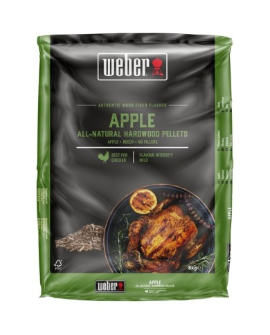 Pellet di legno FSC aroma Melo Weber