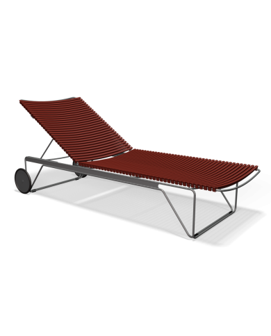 Lettino Click Adjustable chaise longue Houe