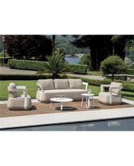 Salotto da Giardino Monaco Bianco Greenwood