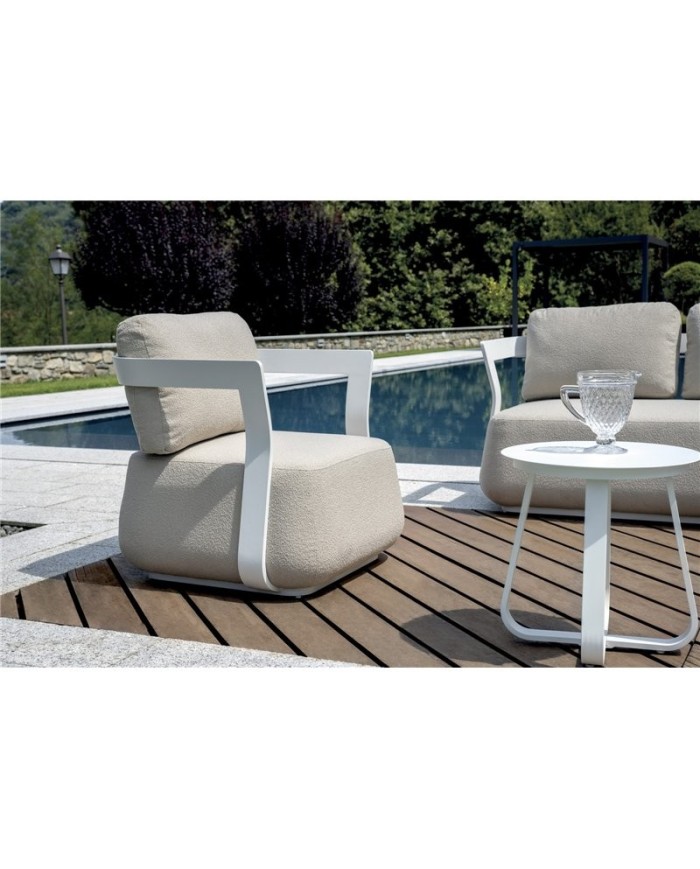 Salotto da Giardino Monaco Bianco Greenwood