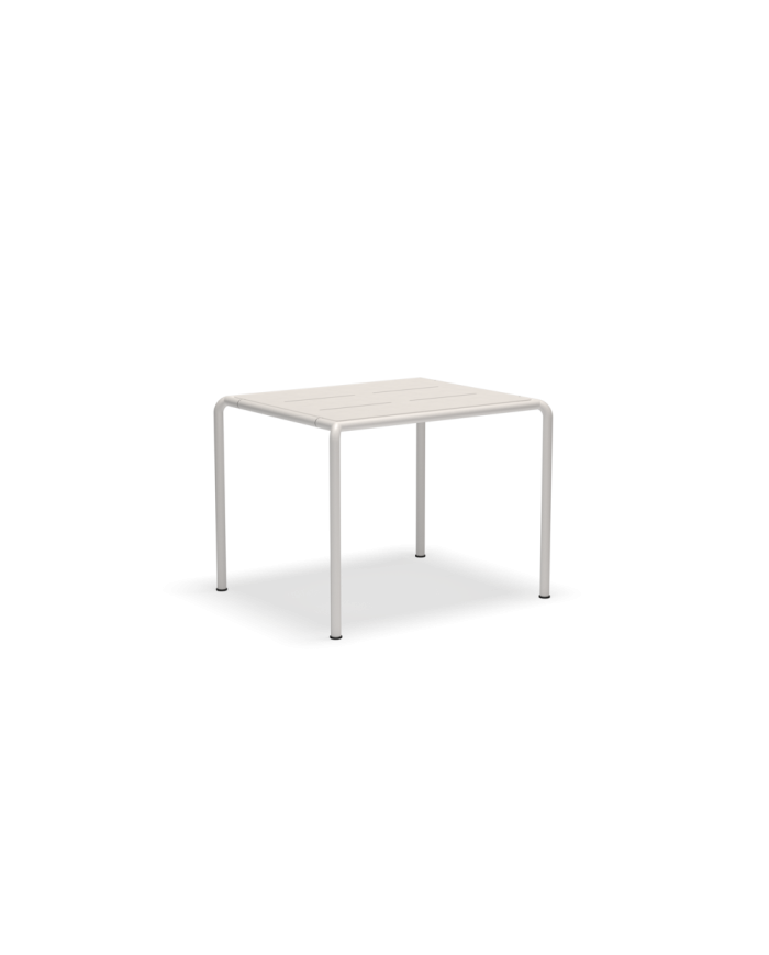 Tavolo Da Esterno Avanti Alluminio Bianco Houe