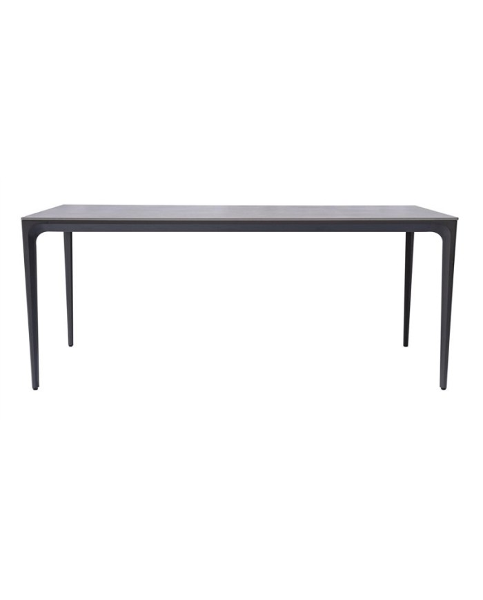 Tavolo Da Giardino Alghero Antracite 180x90 Greenwood
