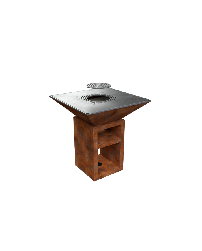 Vulcanus Grill Pro910 Chef con Multigrid, Coperchio, Spatola e Piastra GastroPro