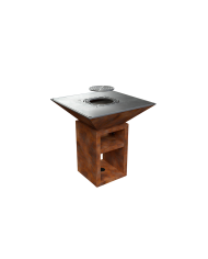 Vulcanus Grill Pro910 Chef con Multigrid, Coperchio, Spatola e Piastra GastroPro