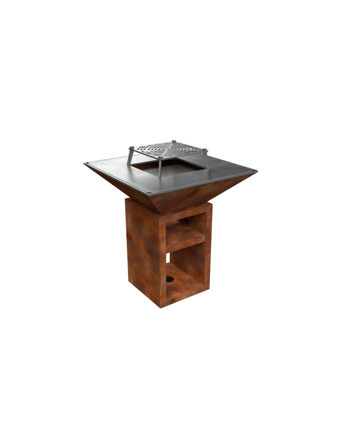 Vulcanus Grill Pro730 Chef con Multigrid, Coperchio, Spatola e Piastra GastroPro
