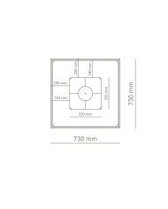 Vulcanus Grill Pro730 Chef con Multigrid, Coperchio, Spatola e Piastra GastroPro
