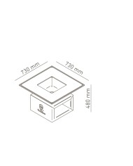 Vulcanus Grill Pro730 Camp con Multigrid, Coperchio, Spatola e Piastra GastroPro