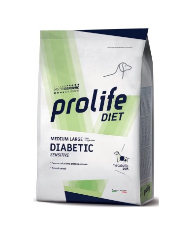 Crocchette per Cani Prolife Diabetic Sensitive Medium Large 2 kg
