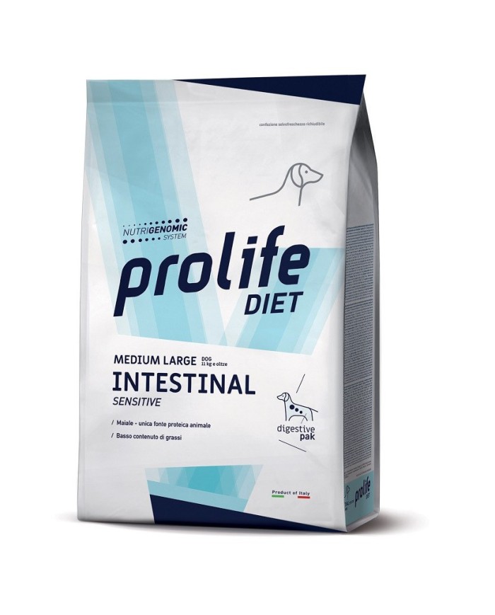 Crocchette per Cani Prolife Sensitive Intestinal M/L