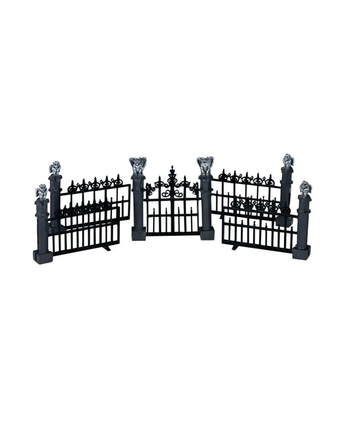 Lemax Halloween Gargoyle Fence, Set da 5