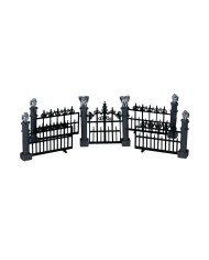 Lemax Halloween Gargoyle Fence, Set da 5
