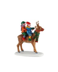 Lemax Reindeer Rides Villaggio di natale