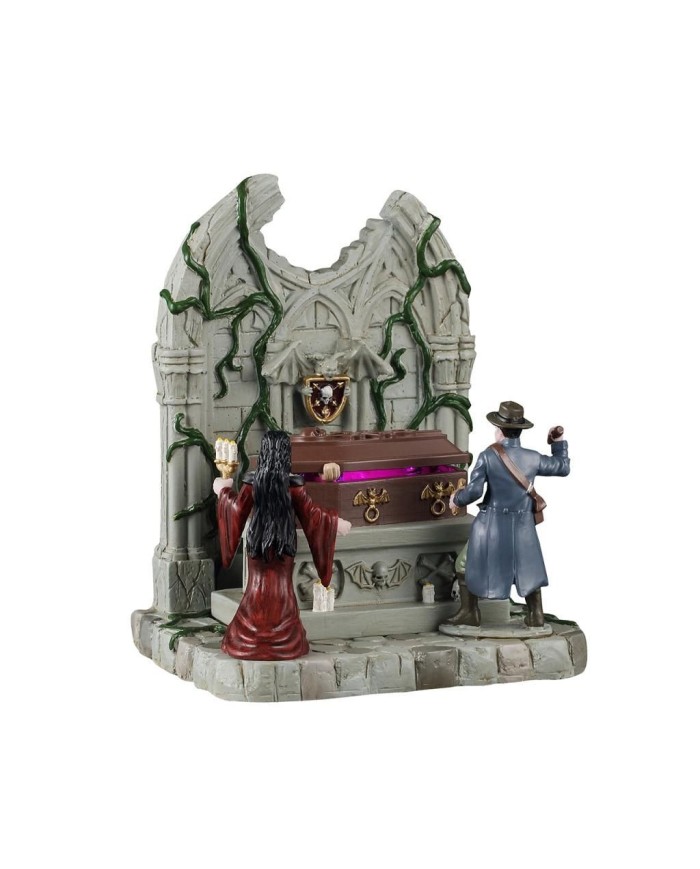 Lemax Halloween Lighted Coffin
