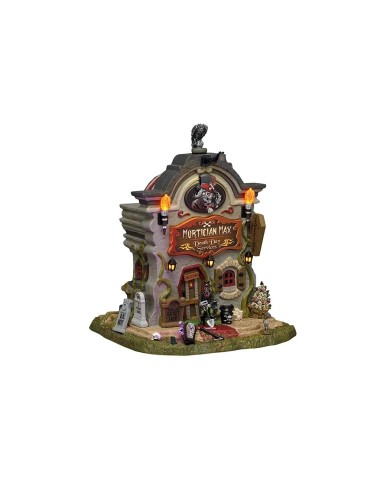 Lemax Halloween Mortician Max - Death Day Services
