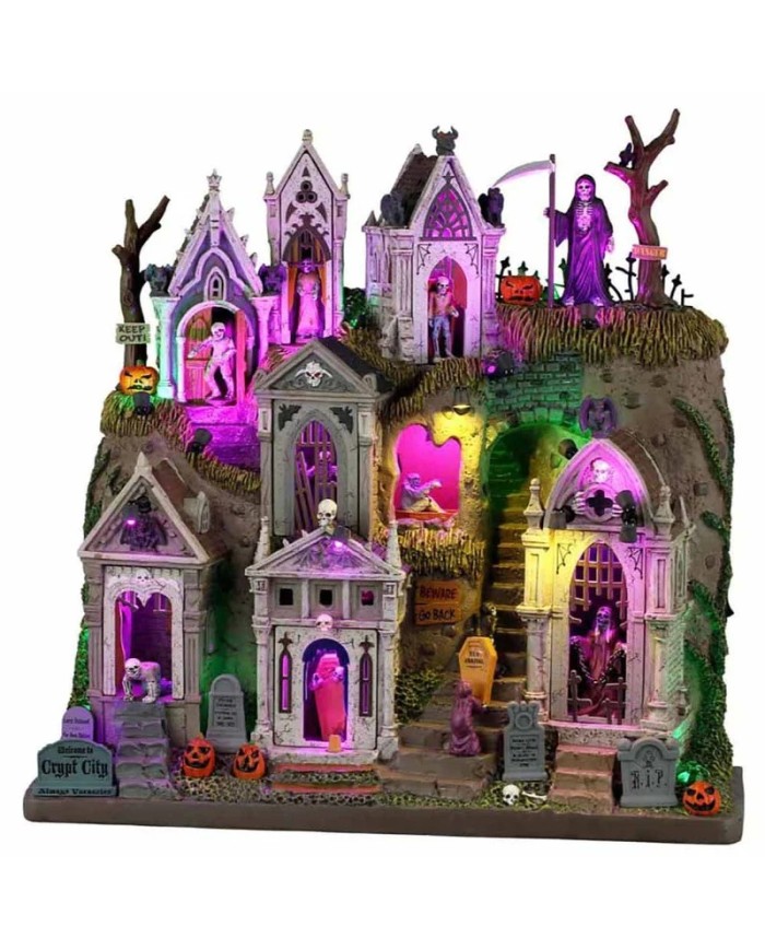Lemax Halloween Crypt City