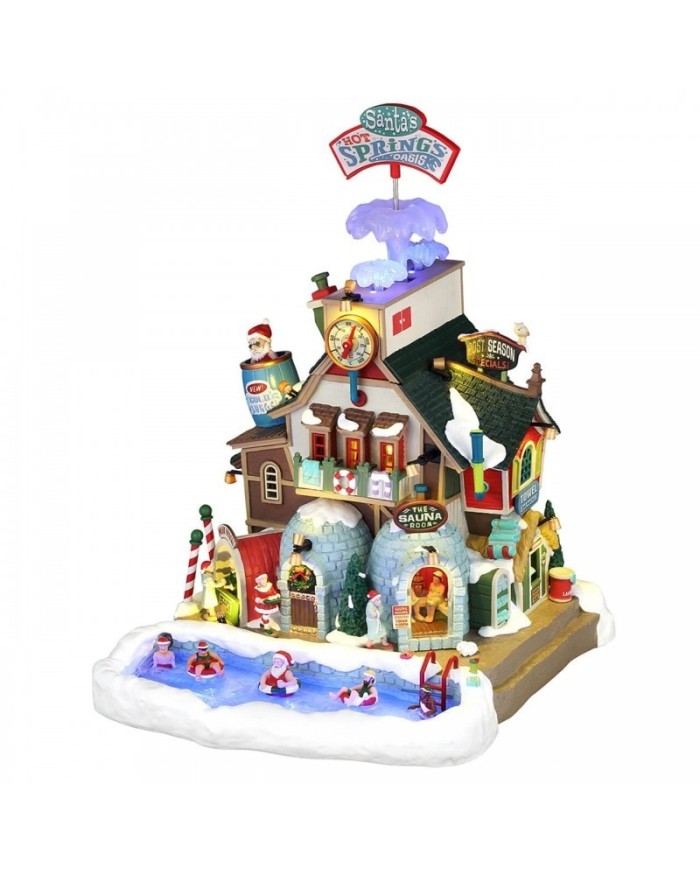 Lemax Santa'S Hot Springs Oasis Villaggio di natale