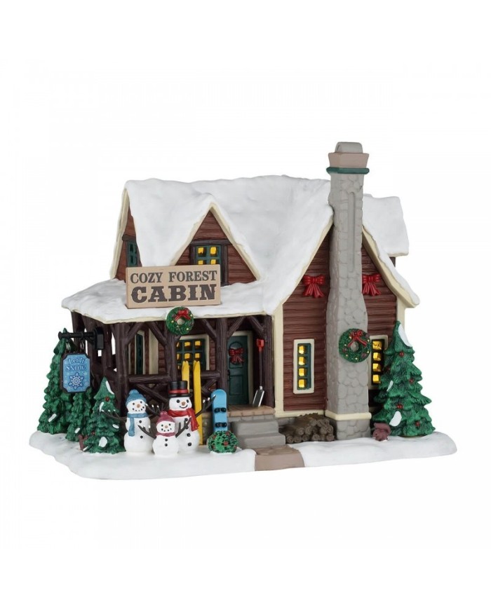 Lemax Cozy Forest Cabin Villaggio di natale