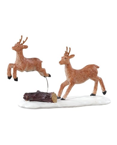 Lemax Prancing Reindeer villaggio di Natale