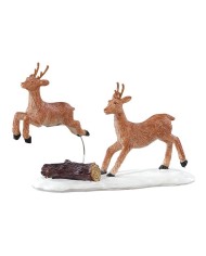 Lemax Prancing Reindeer villaggio di Natale