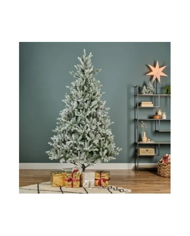 Albero di natale Slim Fir Snowy 240 cm keamingk