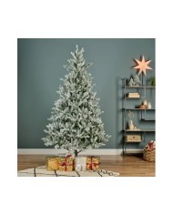 Albero di natale Slim Fir Snowy 240 cm keamingk