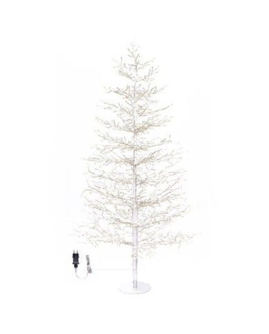 Albero MicroLED Conico Tiglio Bianco Lotti