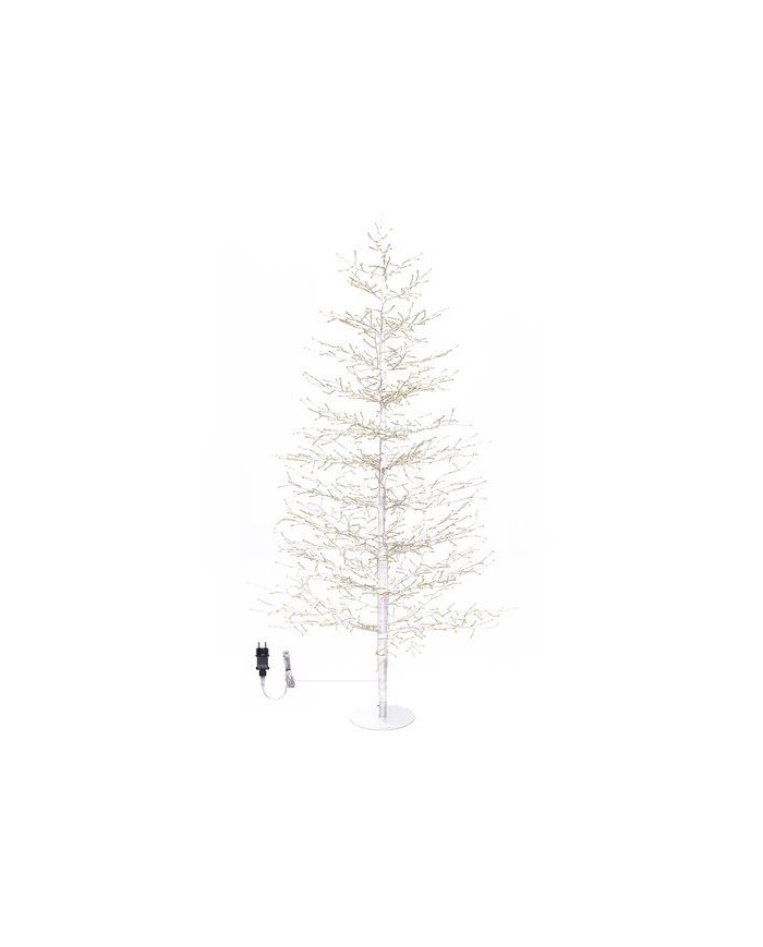Albero MicroLED Conico Tiglio Bianco Lotti