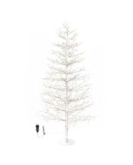 Albero MicroLED Conico Tiglio Bianco h150 cm Lotti