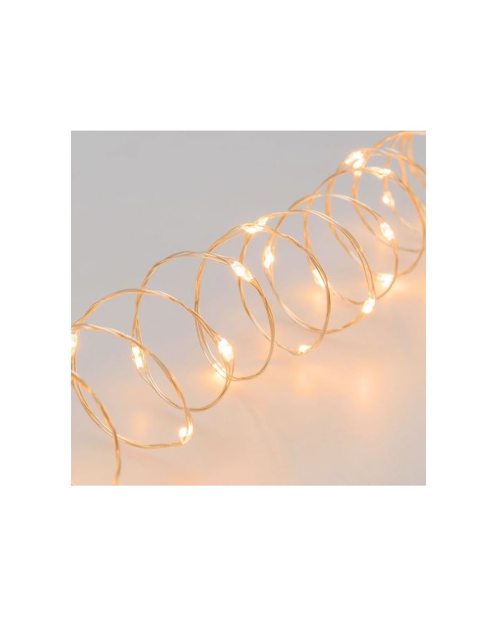 Catena Luminosa 600 MicroLed S Bobina 4+30m Bianco Caldo Lotti