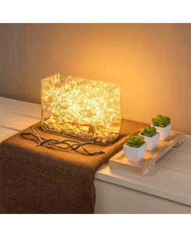 Catena Luminosa 600 MicroLed S Bobina 4+30m Bianco Caldo Lotti