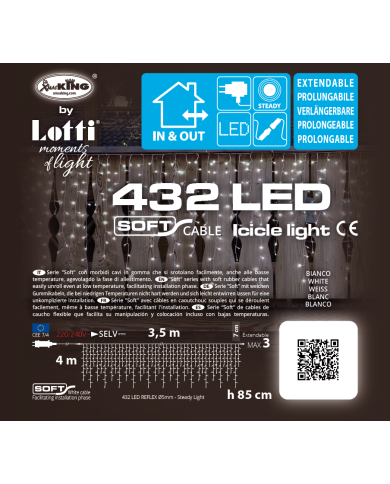 Tenda Luminosa Ice Light Bianco Freddo Lotti