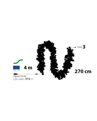 Ramo Moena 270cm 400 LED 8G SMART Connect Pvc Verde Lotti