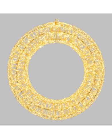 Ghirlanda Luminosa 3D MicroLED FlashLED Diamond Bianco Caldo Lotti
