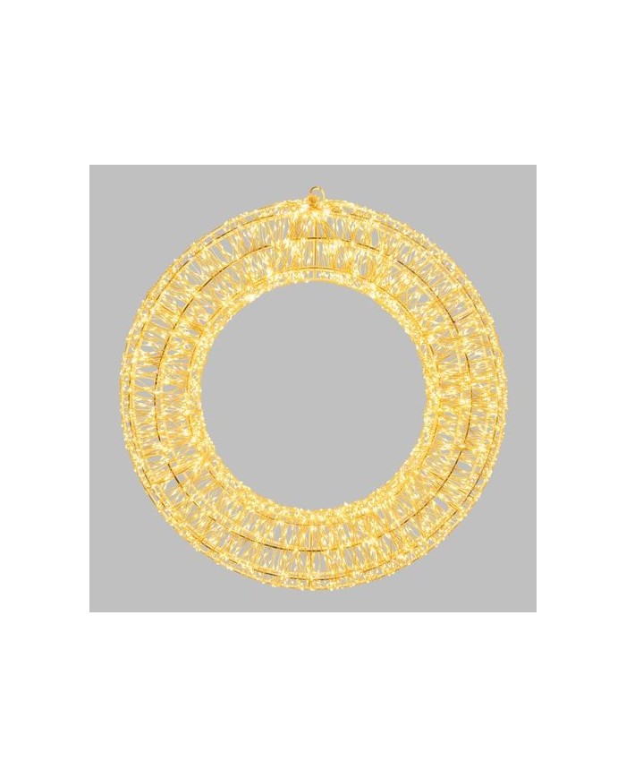 Ghirlanda Luminosa 3D MicroLED FlashLED Diamond Bianco Caldo Lotti