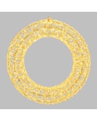 Ghirlanda Luminosa 3D MicroLED FlashLED Diamond Bianco Caldo Lotti