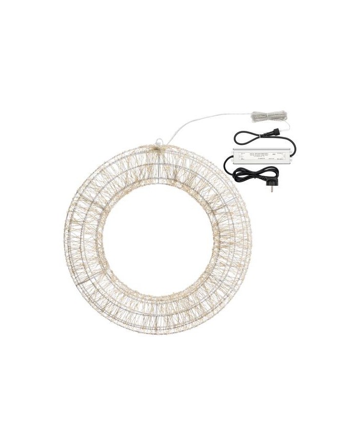 Ghirlanda Luminosa 3D MicroLED FlashLED Diamond Bianco Caldo Lotti