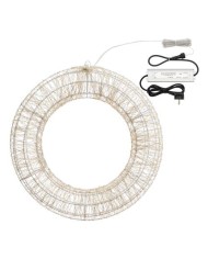 Ghirlanda Luminosa 3D MicroLED FlashLED Diamond Bianco Caldo Lotti