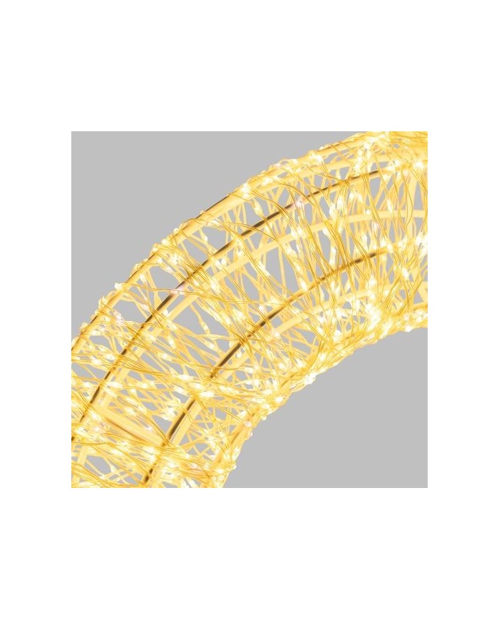 Ghirlanda Luminosa 3D MicroLED FlashLED Diamond Bianco Caldo Lotti