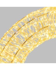 Ghirlanda Luminosa 3D MicroLED FlashLED Diamond Bianco Caldo Lotti