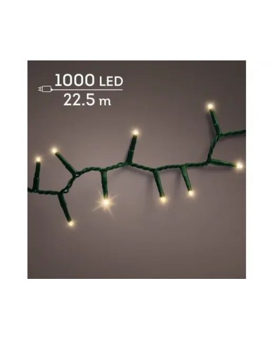 Luci di Natale Kaemingk 1500 LED Bianco classico compact twinkle 34 m