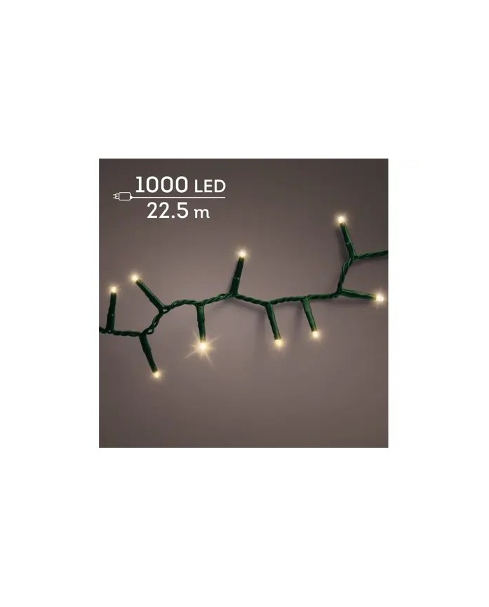 Luci di Natale Kaemingk 1500 LED Bianco classico compact twinkle 34 m