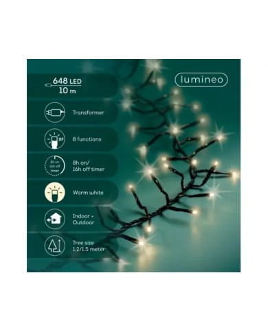 Luci di Natale Bianco Caldo Excellent 8 function twinkle effect Kaemingk